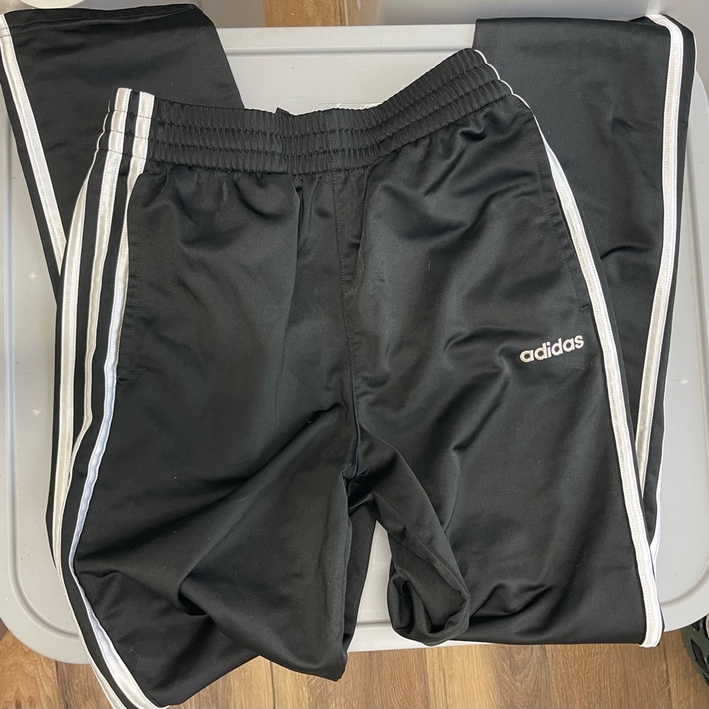 Adidas Kids Black Track Pants